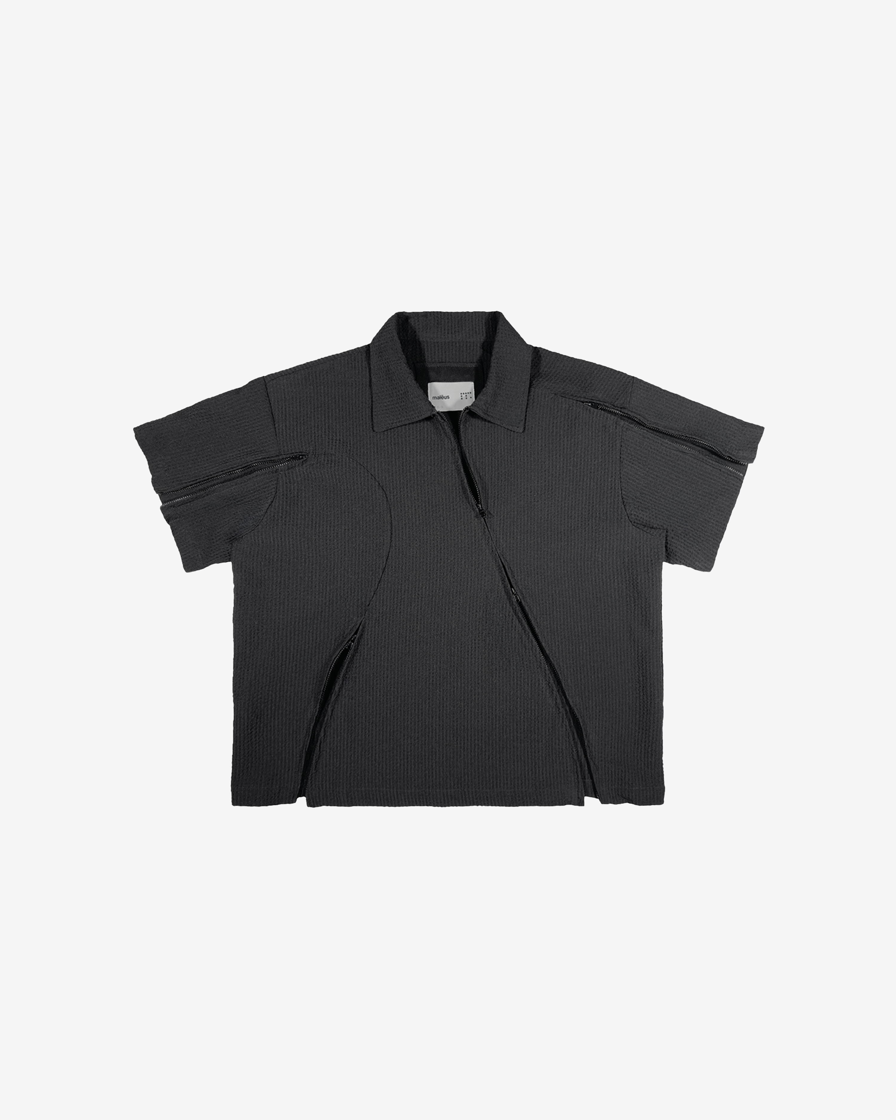 MELANITE SHORT SLEEVE SHIRT | DECONSTRUCTED STYLE | ADJUSTABLE