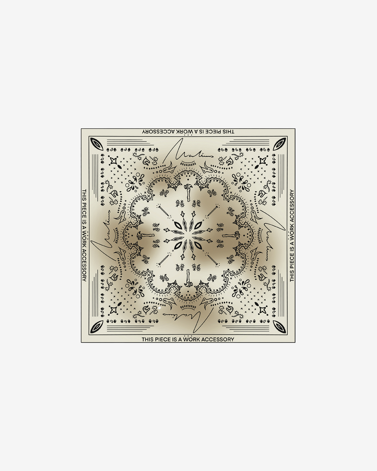DIGITAL FADE OVERSIZED BANDANA